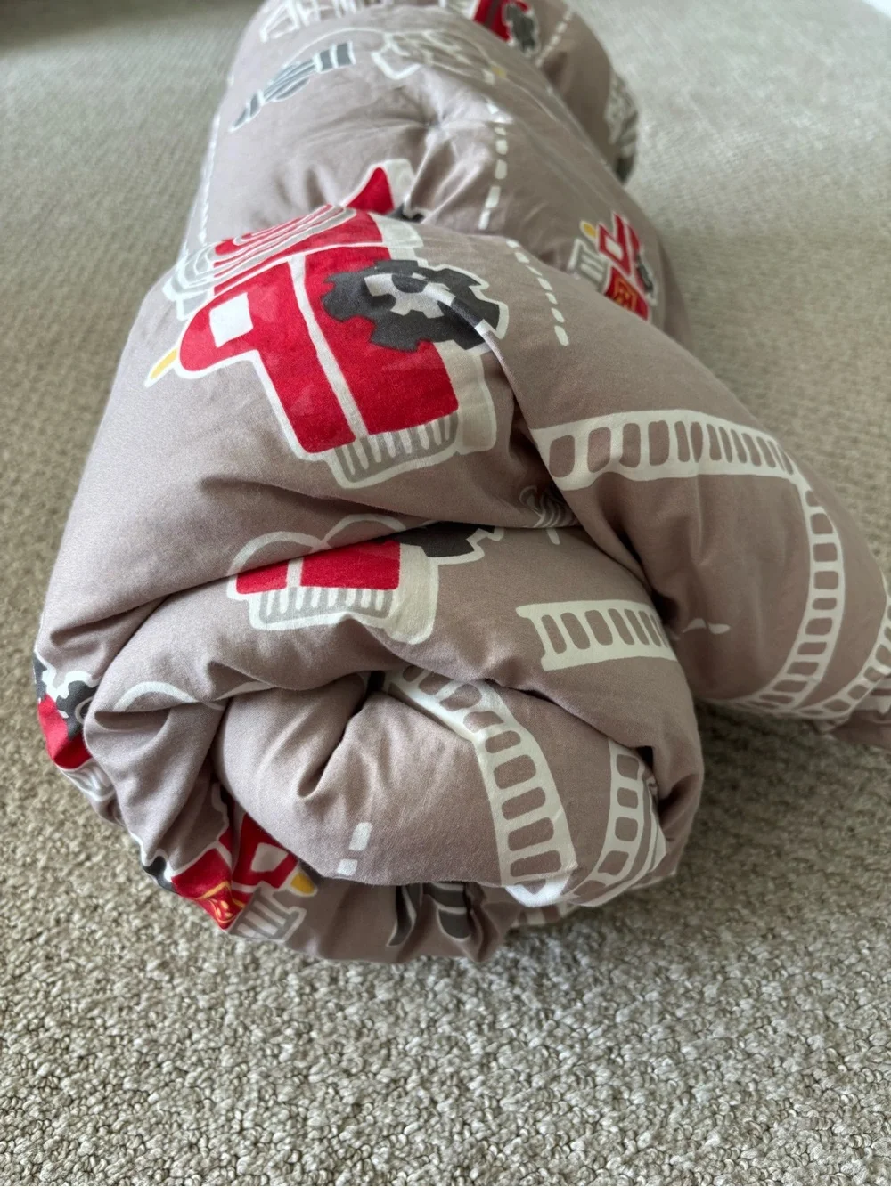 Pottery Barn Children's Red Firetruck Sleeping Bag. No monogram